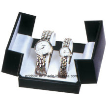 Classic Black Plastic Gift Hinger Watch Jewelry Packing Display Box